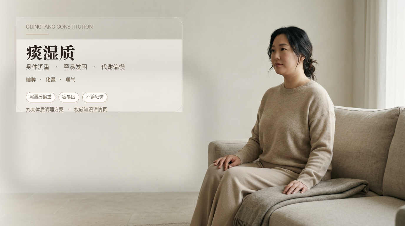 痰湿质 体质知识页横幅视觉图