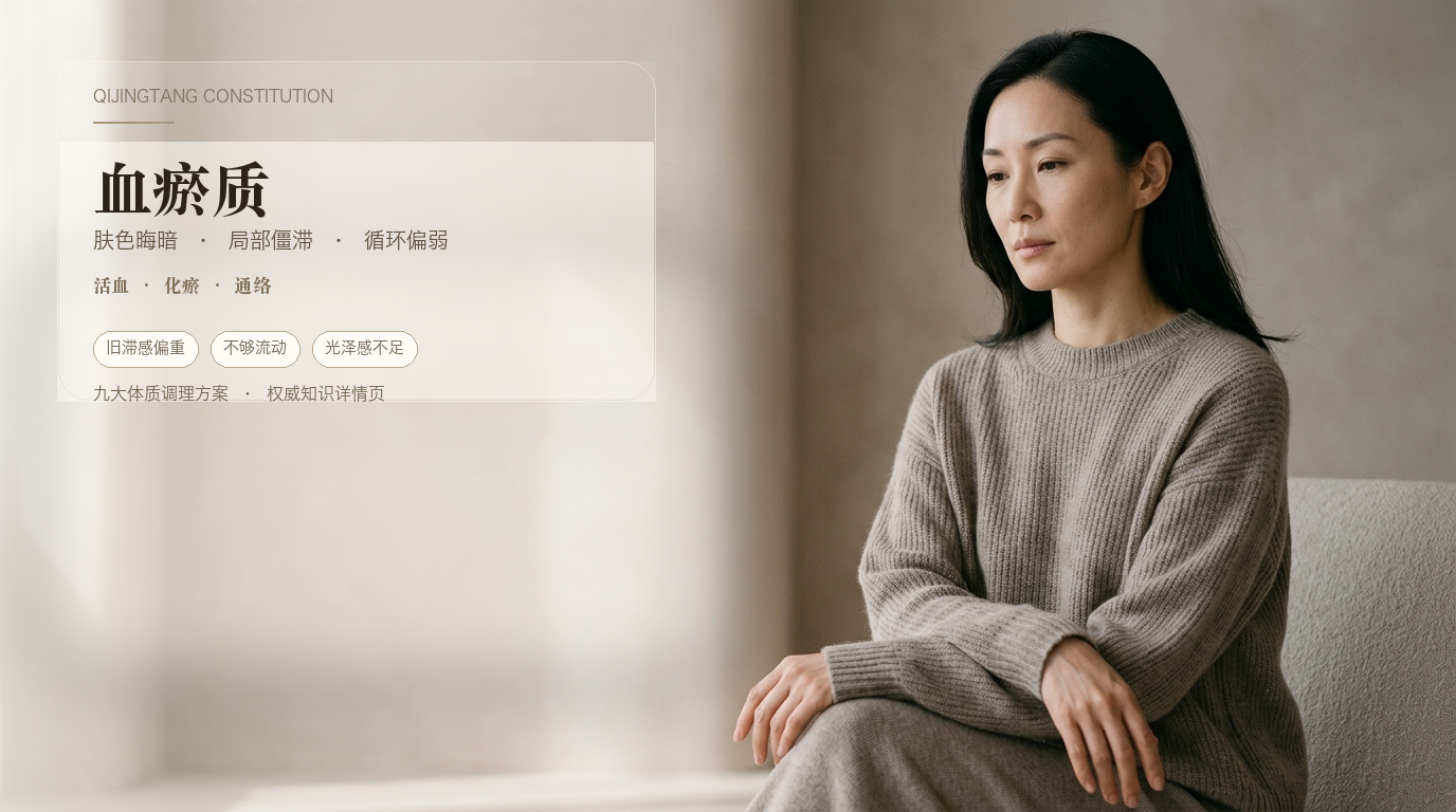 血瘀质 体质知识页横幅视觉图